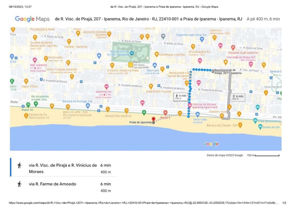 Duas Suites Com Vista Deslumbrante Em Ipanema ريو دي جانيرو المظهر الخارجي الصورة